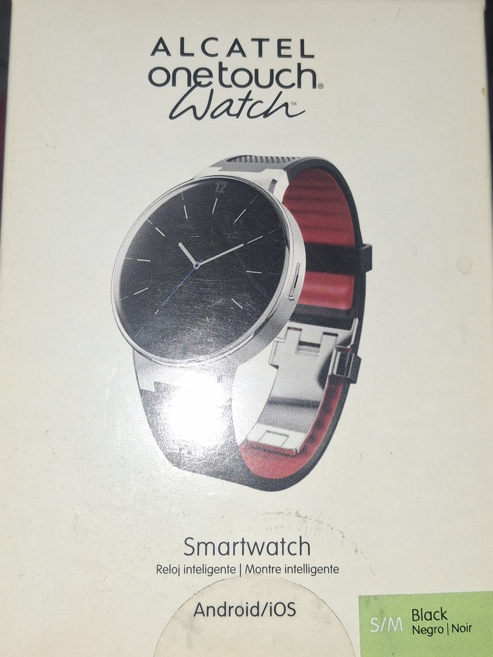 Alcatel OneTouch Watch - Black with Red Accent